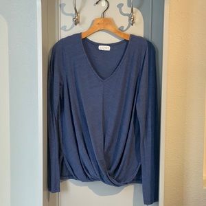 VELVET by Graham & Spencer light weight long sleeve top size L